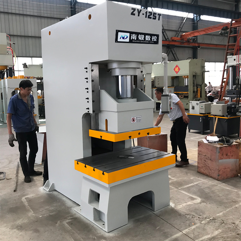 滕州125t液壓沖床125T快速沖壓沖孔成型液壓機伺服系統(tǒng)壓力機