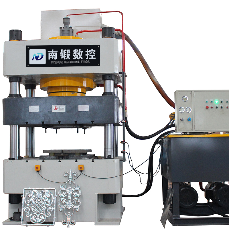 500T壓花三梁四柱油壓機(jī)，淺拉伸成型油壓機(jī)
