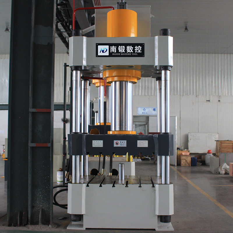 315t三梁四柱油壓機(jī)快速帶下頂缸，300噸拉伸成型油壓機(jī)